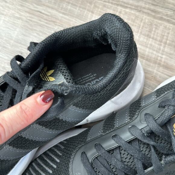 ADIDAS Black Swift Run RF Core Athletic Shoes Womens - Picture 13 of 14